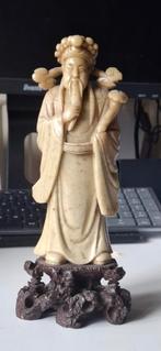 Antiek Chinees beeldje van een wijze man, Ophalen of Verzenden