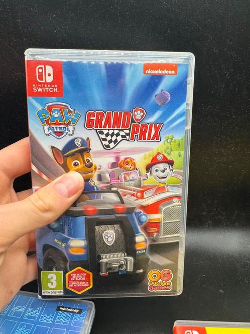 Paw patrol grand prix switch, Spelcomputers en Games, Games | Nintendo Switch, Zo goed als nieuw, Racen en Vliegen, 3 spelers of meer
