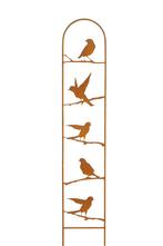 VOGELS OP LADDER - TUINSTEKER - ROEST DESIGN, Tuin en Terras, Tuinstekers, Ophalen of Verzenden, Nieuw