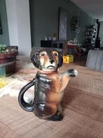 Oude hond en kat theepot, Antiek en Kunst, Antiek | Keramiek en Aardewerk, Ophalen of Verzenden
