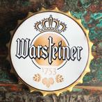 Metalen wandbord bierdop warsteiner, Verzamelen, Nieuw, Reclamebord, Ophalen of Verzenden