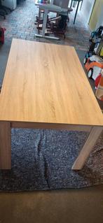 Eetkamertafel Leenbakker, Ophalen, 50 tot 100 cm, Zo goed als nieuw, Vijf personen of meer
