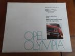 Folder Opel Olympia, Olympia Coupe 1969, Opel, Zo goed als nieuw, Opel, Ophalen of Verzenden