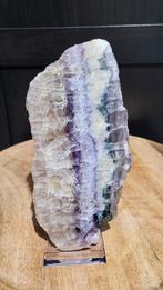 Prachtige ruwe fluoriet slab, Ophalen of Verzenden