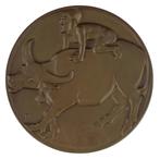 PENNING VPK 1933 H. van den Eijnde : Landbouw Ned-Indië º, Postzegels en Munten, Penningen en Medailles, Verzenden, Brons, Nederland