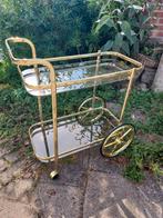 Prachtige Hollywood Regency bartafel/serveerwagen., Ophalen, Zo goed als nieuw