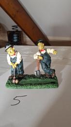 Laurel en Hardy, 3 setjes, golfen, Verzamelen, Beelden en Beeldjes, Ophalen of Verzenden, Zo goed als nieuw, Mens