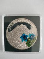 Zilveren Palau Munt - Mountains & Flora, Ophalen of Verzenden, Overige landen, Losse munt, Zilver