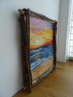 Schilderijtje van wol, Ophalen of Verzenden, Nieuw, Minder dan 50 cm, Schilderij