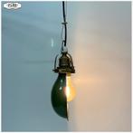 Oud geëmailleerd hanglampje lampje Spotje, Gebruikt, Ophalen of Verzenden, Nb, Nb