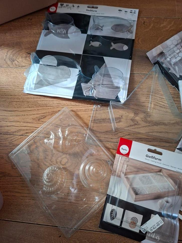 Plastic mallen, sommige nieuw, Hobby en Vrije tijd, Knutselen, Gebruikt, Materiaal, Ophalen of Verzenden