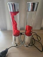 Fisura Lavalamp 2 stuks, Huis en Inrichting, Lampen | Vloerlampen, Gebruikt, Ophalen of Verzenden, Glas, Minder dan 100 cm