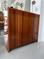 Vintage design palissander klepkastje, midcentury dressoir, Ophalen