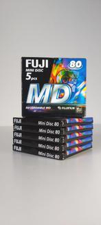 NEW > 5x MiniDisc FUJI MD S 80 E, Ophalen of Verzenden, Minidisc-recorder