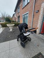 Kinderwagen Junama Space Full Black + maxicosi adapters, Gebruikt, Verstelbare duwstang, Combiwagen, Ophalen