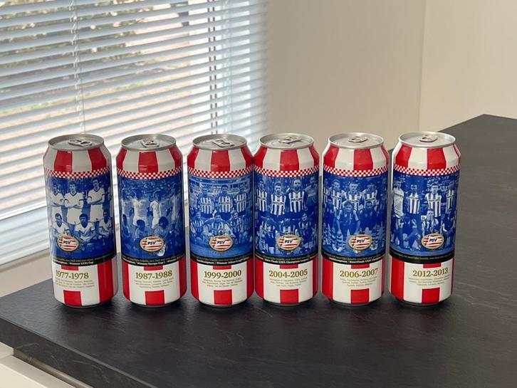 PSV kampioenen bier blikken ( vol ) Bavaria, Verzamelen, Biermerken, Nieuw, Overige typen, Bavaria, Ophalen of Verzenden