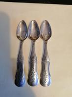 Biedermeier zilveren lepeltjes, 3st., Antiek en Kunst, Ophalen of Verzenden, Zilver