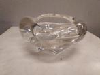 Vintage grote blank glazen asbak., Antiek en Kunst, Antiek | Glas en Kristal, Verzenden