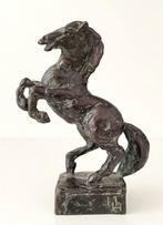 Prachtig Bronzen Sculptuur Beeld Margot Hudig Paard Brons, Antiek en Kunst, Verzenden