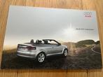 Audi A3 Cabriolet autofolder 2008 brochure, Boeken, Ophalen of Verzenden, Zo goed als nieuw, Audi