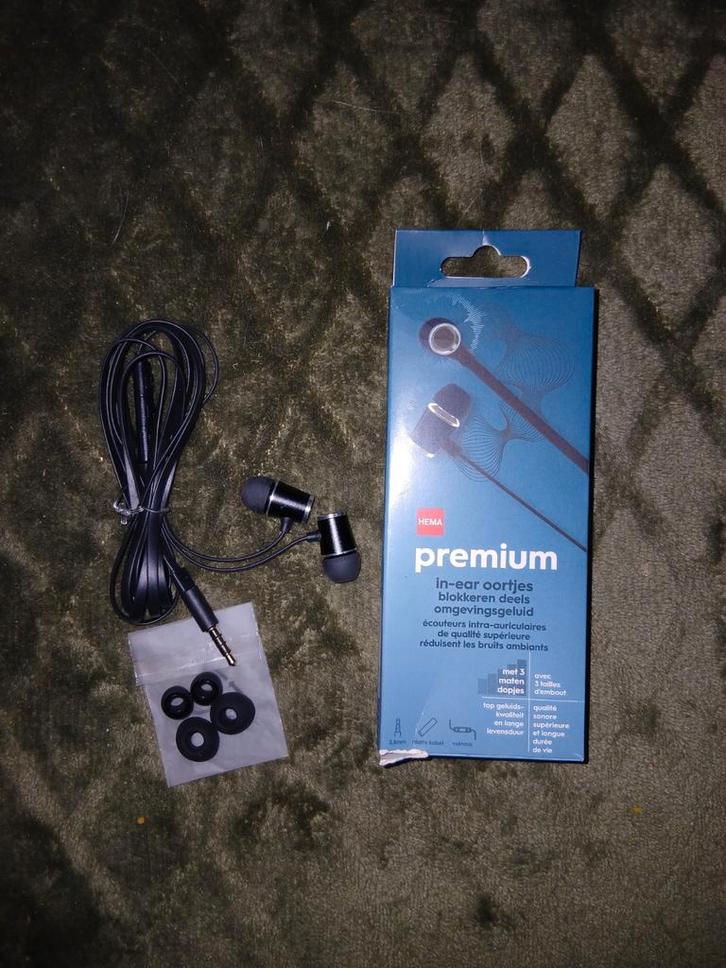 Hema Premium In-ear Oortjes - Nieuw in verpakking, Audio, Tv en Foto, Koptelefoons, Nieuw, Over oor (circumaural), Overige merken