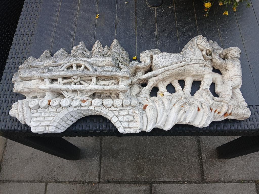 gevelornament, Ophalen, Gebruikt, Steen