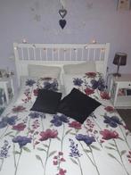 2 persoons bed Hemnes Ikea, Ophalen, Wit, Tweepersoons, 140 cm