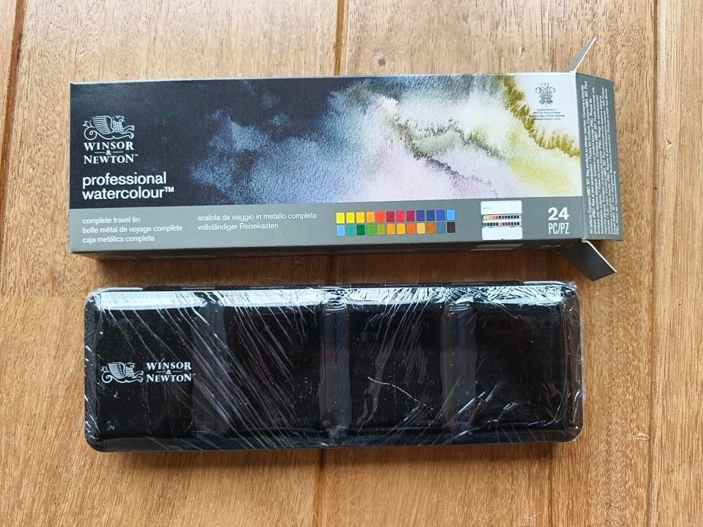 Winsor & Newton Professional Watercolour Set - 24 kleuren, Ophalen of Verzenden, Nieuw