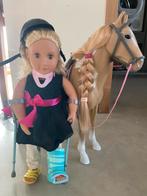Paard met pop en accessoires our generation, Ophalen of Verzenden, Gebruikt, Pop