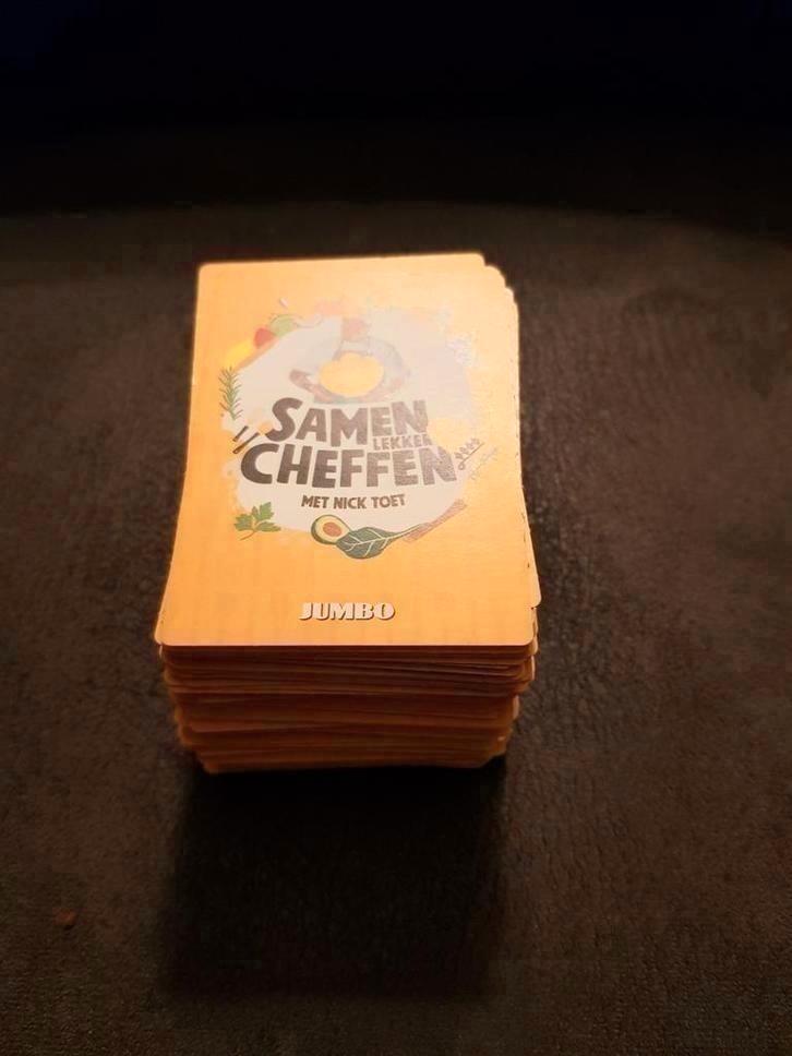 jumbo samen lekker cheffen kaarten heel veel, Verzamelen, Supermarktacties, Jumbo, Ophalen of Verzenden