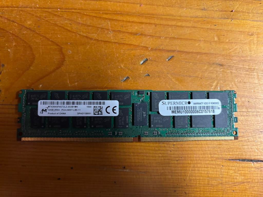DDR4 32GB ECC RAM, Computers en Software, RAM geheugen, Gebruikt, 32 GB, Server, DDR4