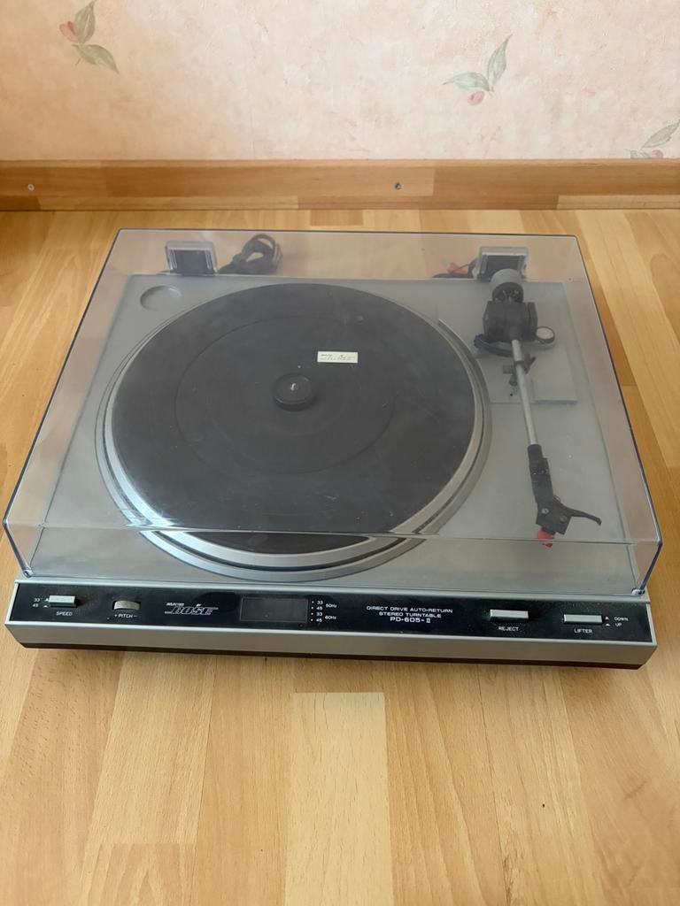 Bose platenspeler PD-605-II, Overige merken, Gebruikt, Pitch-regelaar, Ophalen of Verzenden