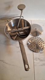 Passeerzeef met 3 inzetstukken, Ophalen of Verzenden, Gebruikt