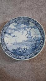 Ovale Delfts Blauw schaal van Boch België, Ophalen of Verzenden