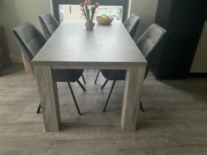 Eettafel, Huis en Inrichting, Tafels | Eettafels, Zo goed als nieuw, 50 tot 100 cm, 150 tot 200 cm, Vijf personen of meer, Rechthoekig