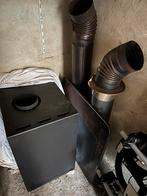 Oud ijzer, +- 100kg kachel en pijpen- 15 euro, Huis en Inrichting, Kachels, Ophalen, Zo goed als nieuw, Overige brandstoffen, Overige soorten