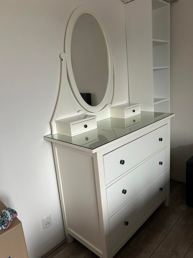 Mooie make up tafel IKEA, Ophalen of Verzenden, Zo goed als nieuw, 50 tot 100 cm, Minder dan 100 cm