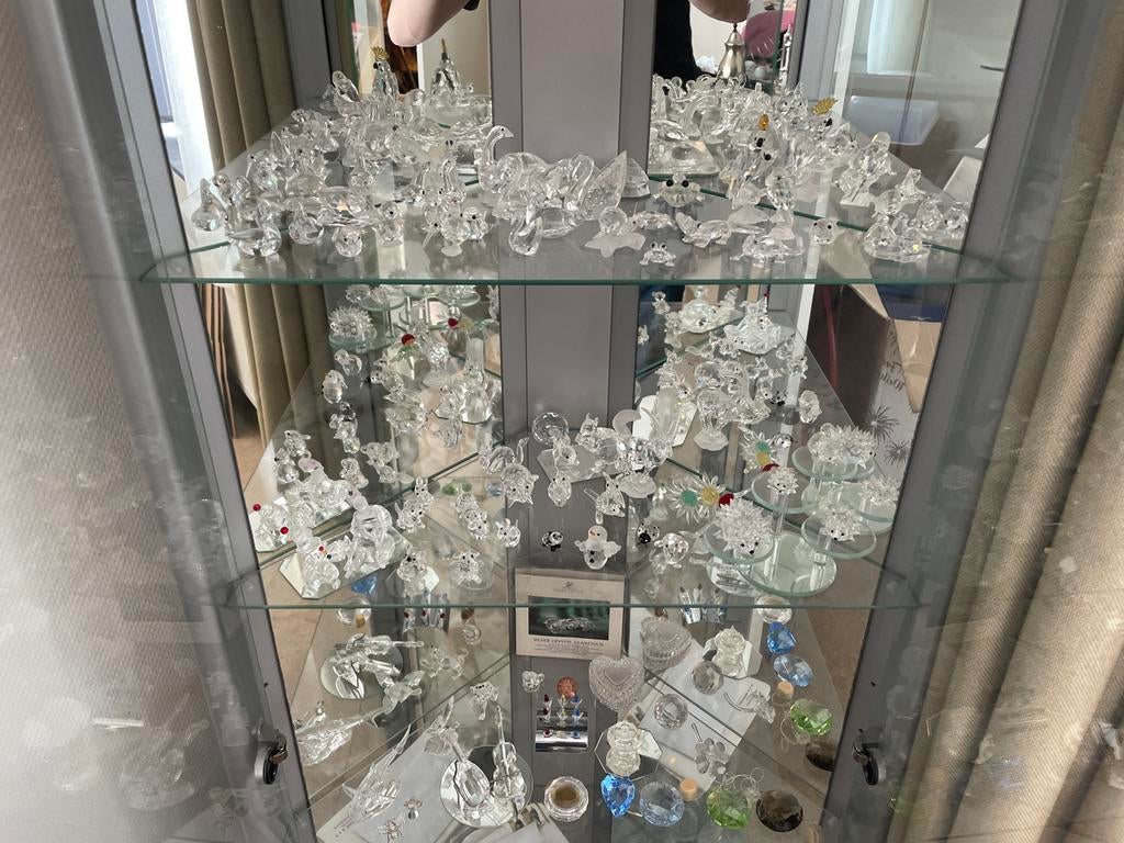 Grote collectie Swarovski kristal: 70+ items met doosjes, Ophalen, Zo goed als nieuw, Figuurtje