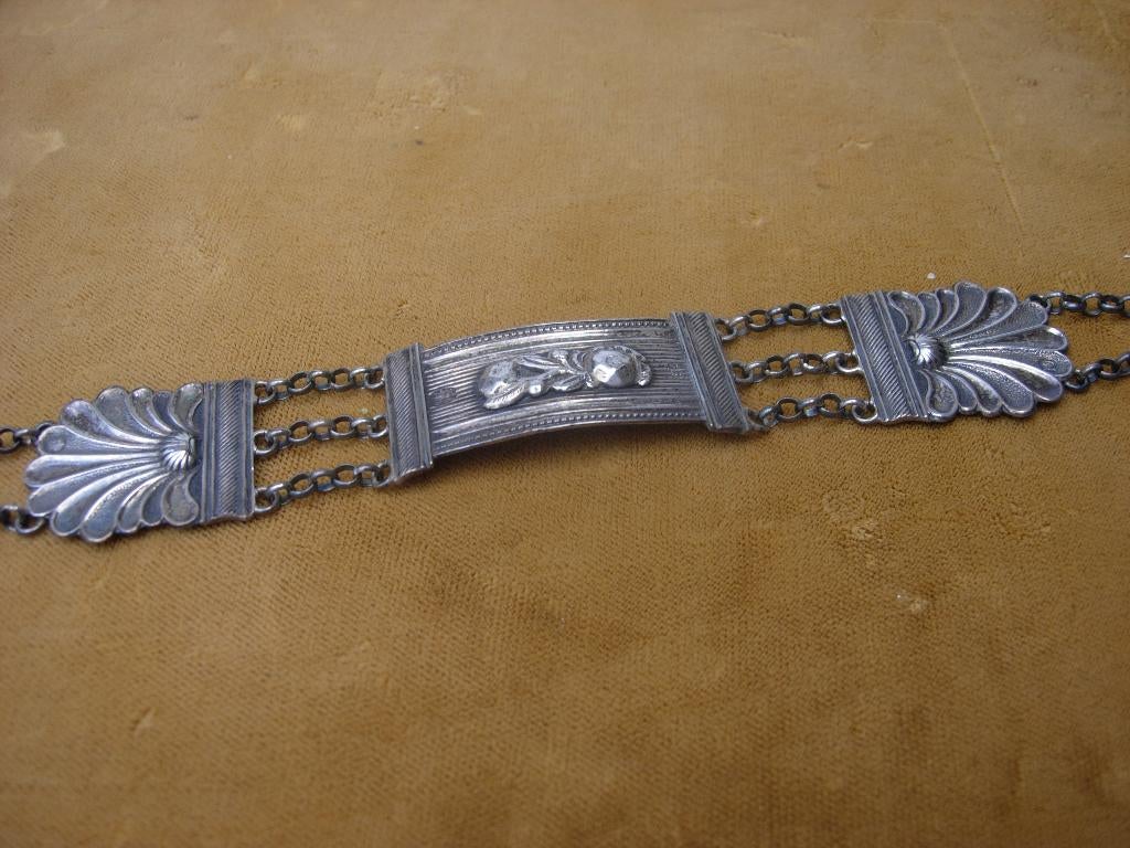 ANTIEKE ZILVEREN ARMBAND., Sieraden, Tassen en Uiterlijk, Antieke sieraden, Verzenden, Zilver, Armband