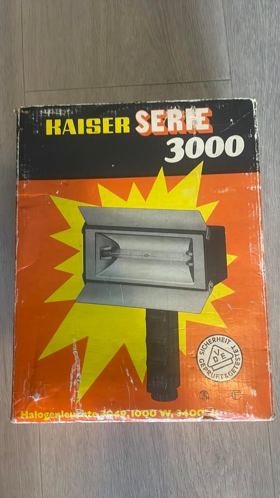 1000W Halogeen Lamp, werkt goed., Ophalen, Zo goed als nieuw, Netvoeding, Minder dan 50 watt