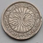 50 Reichspfennig 1935A Duitse Rijk Oude Munt Duitsland, Ophalen of Verzenden, Duitsland