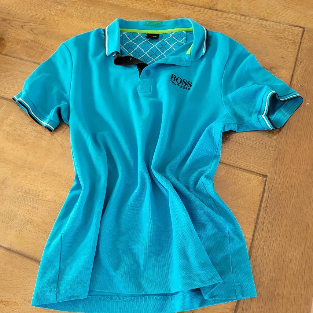 polo hugo boss maat S, BOSS, Blauw, Ophalen of Verzenden, Zo goed als nieuw