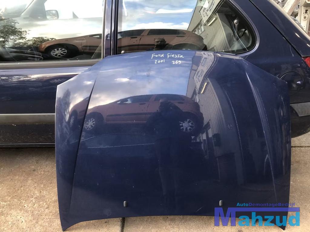 Ford Fiesta 4 blauw motorkap T0 TO blauw Bonnet, Auto-onderdelen, Gebruikt, Info@ford.com, Ophalen of Verzenden, Ford