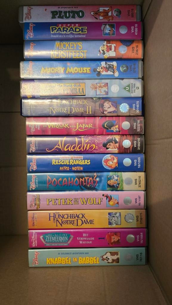 Disney videobanden te koop., Cd's en Dvd's, VHS | Kinderen en Jeugd, Alle leeftijden, Ophalen of Verzenden, Gebruikt
