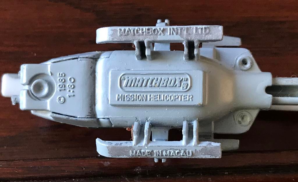 Oude MATCHBOX HELICOPTER  Speelgoed, Ophalen of Verzenden, Zo goed als nieuw, Overige typen
