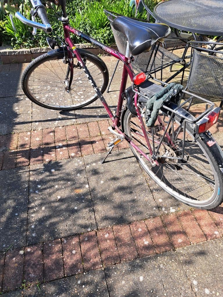 Giant fiets te koop. Paars rood, Fietsen en Brommers, Ophalen, Gebruikt, Giant, Versnellingen