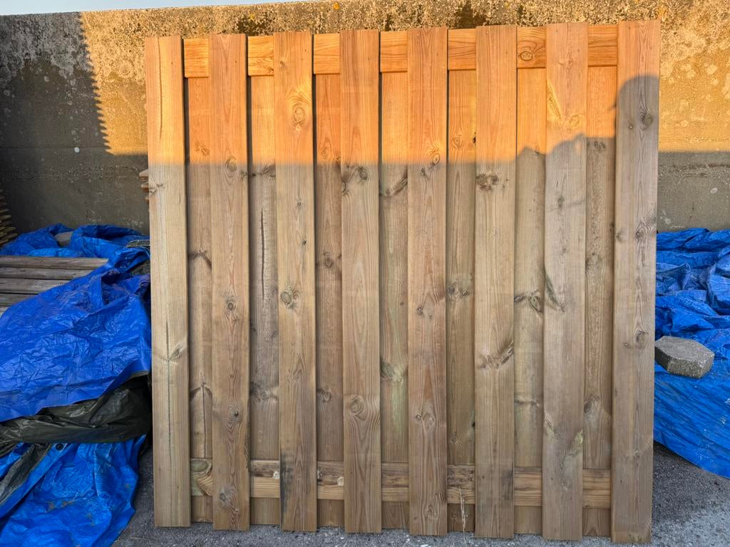 Nieuwe 17 planks geimpregneerde schuttingen!, Tuin en Terras, Ophalen, 1 tot 2 meter, 6 meter of meer, Nieuw