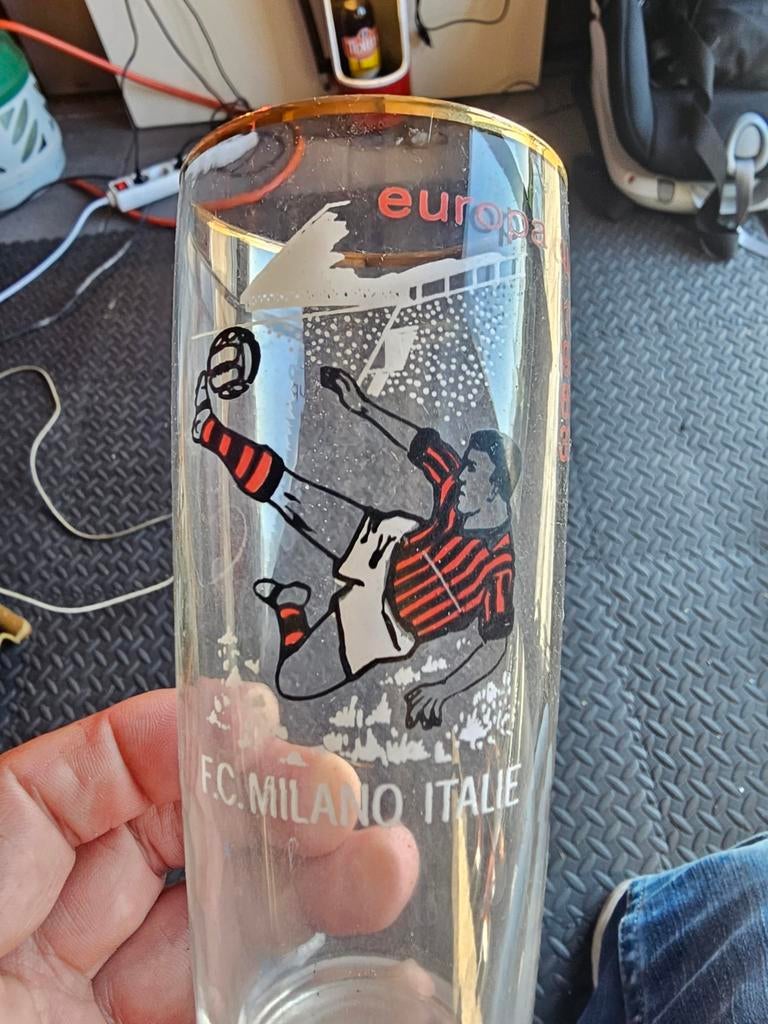 Voetbalglazen, Verzamelen, Ophalen of Verzenden, Zo goed als nieuw, Bierglas