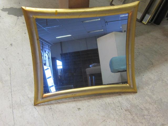 Spiegel in goudkleurige lijst, Niet ingevuld, Gebruikt, Niet ingevuld, Niet ingevuld