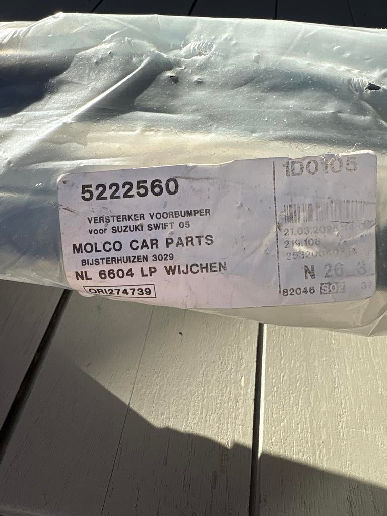 Versterker voorbumper Suzuki Swift 05 - Nieuw, Ophalen, Voor, Nieuw, Bumper